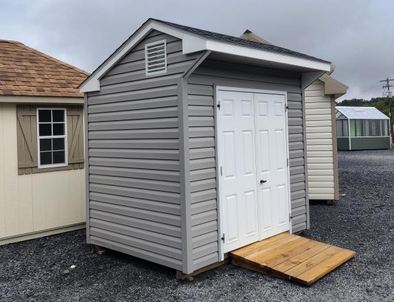 Exterior 6x8 Vinyl Siding Cottage Shed