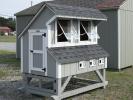 4x6 Mini Chicken Condo Style Coop from Pine Creek Structures