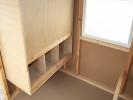 6x12 King Coop Style Chicken Coop Interior with Nesting Boxes and Roost